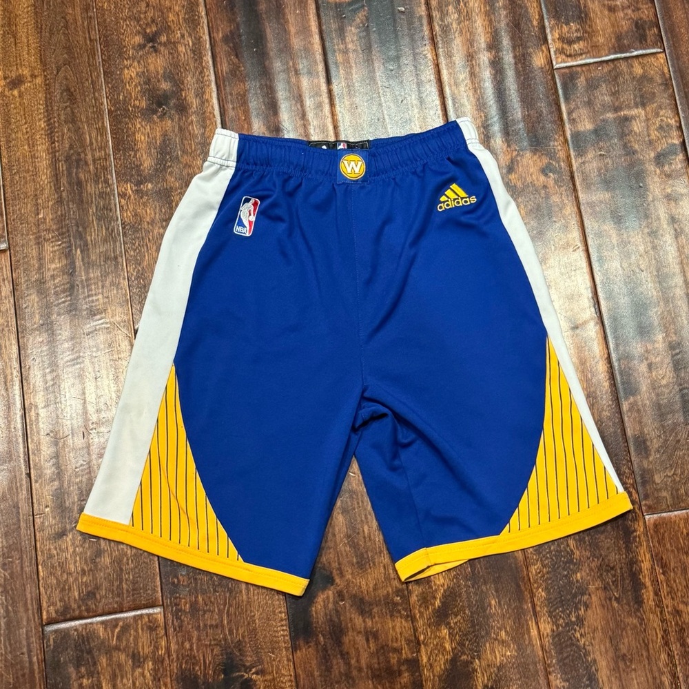 Warriors Basketball Shorts Youth Size M